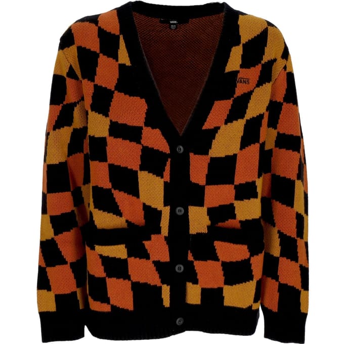 Damesvest W Jagger Sweatervest Amusement 66 Zwart/gemberbrood