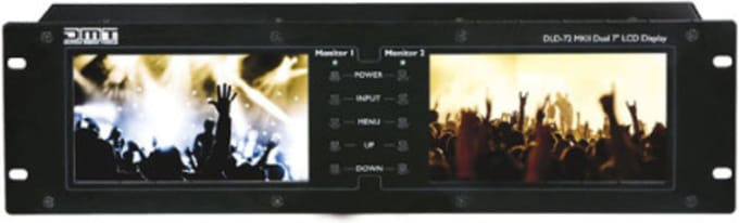 DMT DLD-72 MKII Dual 7" Display with HDMI link - Accessoires voor Presentatietechnologie