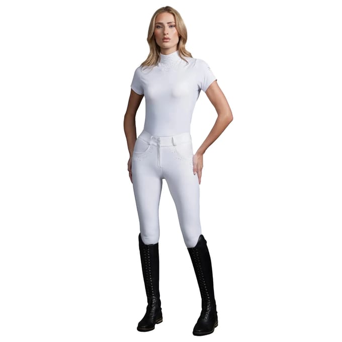 Pantalon de Concours Full Zip Premier Equine Cristalli