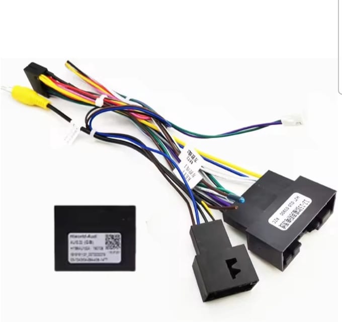 Iso kabel autoradio kabelset met canbusdecoder | geschikt voor Ford fiesta Transit Custom 2011 - 2013 | Android carplay radio stekkers | Connector plug | verloopstekker | 2011 2012 2013 canbus decoder