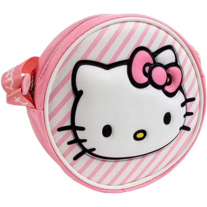 Hello Kitty kindertasje Face, 3D, 14 cm doorsnede
