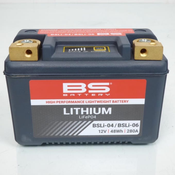 Batterie Lithium BS Battery pour Moto Honda 600 CBR RR PC37 2003 à 2016 Neuf
