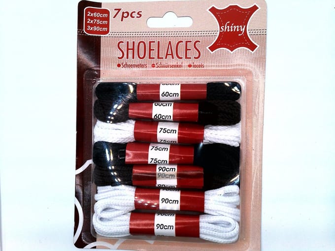 Schoenveters 7 Paar