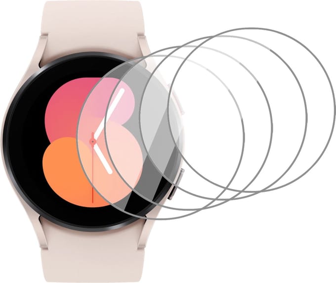 4x Screenprotector geschikt voor Samsung Watch 4 44mm - Folie Screen Protector Geschikt voor Samsung Watch 4 44mm