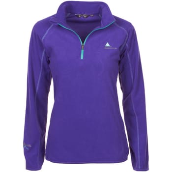 Microfleece sweatshirt met halve rits voor meisjes Peak Mountain Gafine