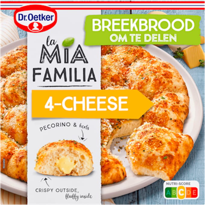 La Mia Familia 4 cheese breekbrood