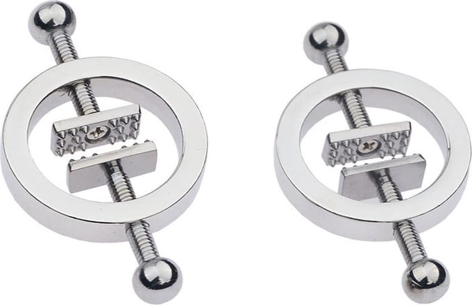 Fixxx - Metalen Ronde Tepelklemmen met Schroef - 2 stuks