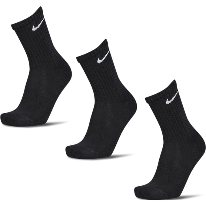 Nike Everyday Cushioned Crew 3 Pack Sokken Unisex - Wit - Maat 34-38