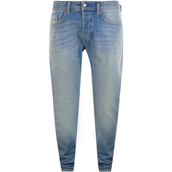 Diesel Heren Buster-X Denim Jeans (Lichtblauw)