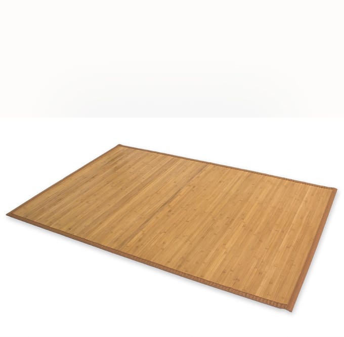 Homestyle4u Bamboe tapijt - 60 x 240 cm - Bruin