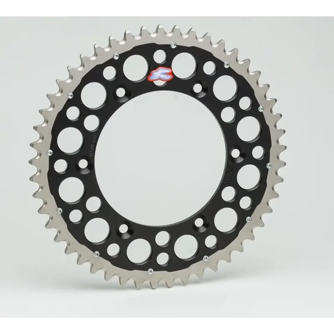 Anti-mud bi-component motor crown Renthal Suzuki DR 350 520
