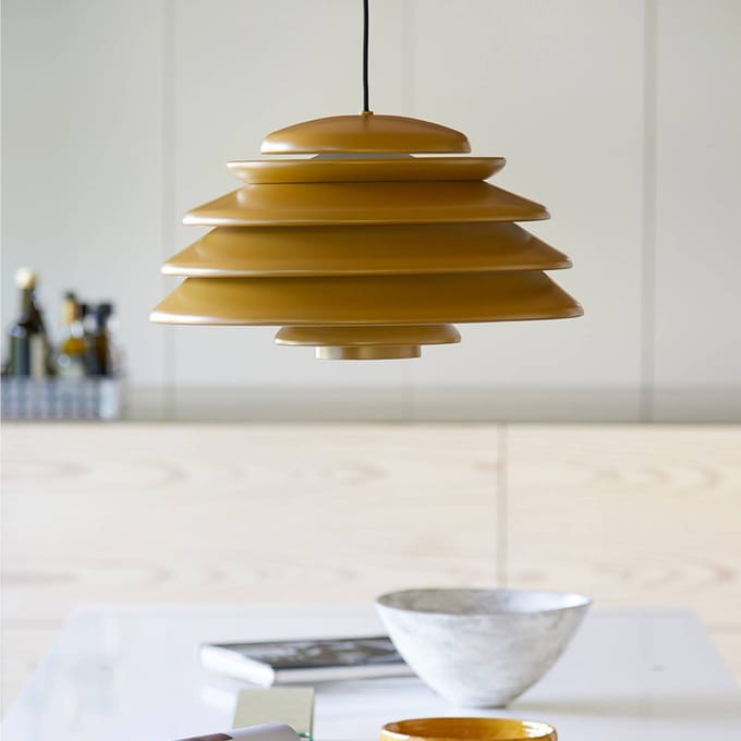 Verpan - Hive Hanglamp - geel