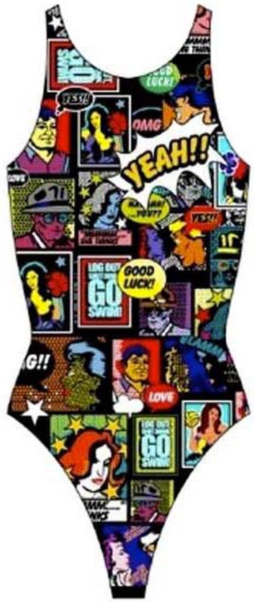 Turbo Yeah Comic Zwemkleding Veelkleurig 5-6 Years Meisje
