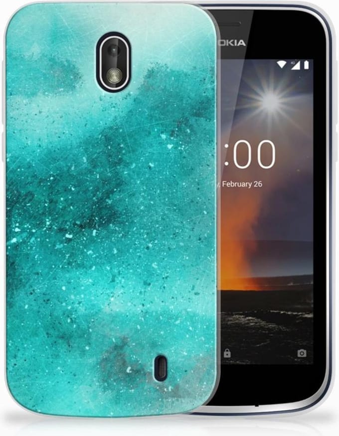 Hoesje maken Nokia 1 Painting Blue