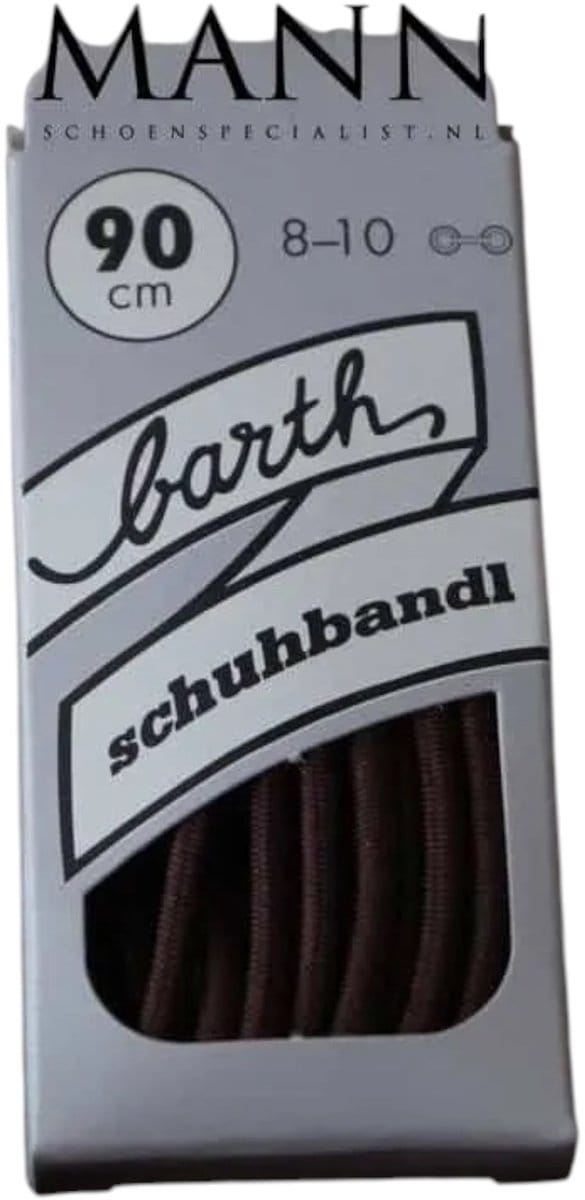 Veters - Elastische ronde - Bruin – 90 cm (Barth)