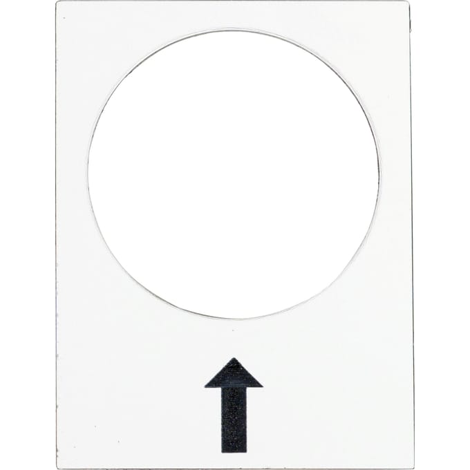 Harmony XB4 Rechts Pijl Labelhouder 30x40mm Wit - ZB2BY4907 [5 Stuks]