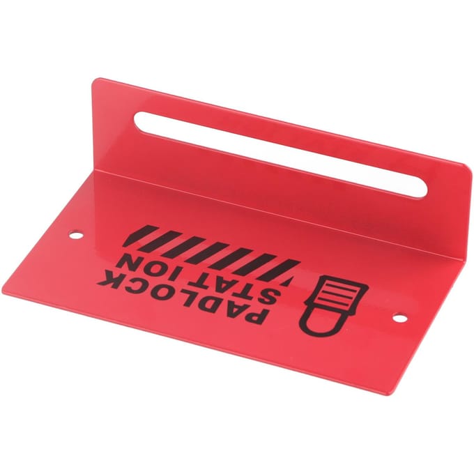 Veiligheidsslotrek Beheerstation Gelegeerd Staal Wandmontage Rood voor 5‑8 Sloten red