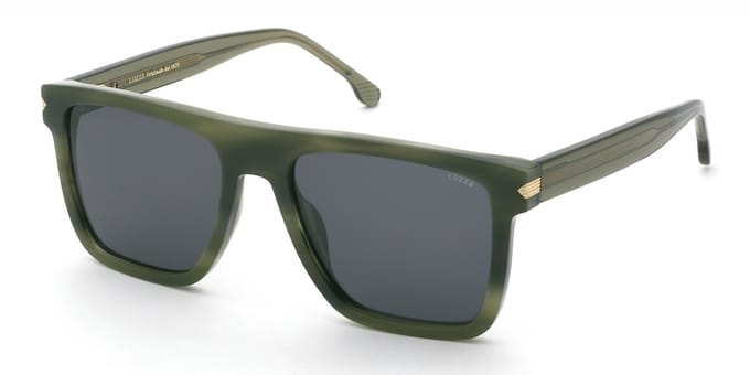 Lozza SL4396 Verde striato 57/19/145 MAN Zonnebrillen