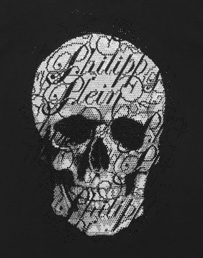 T-Shirt Ronde Hals Ss Skull