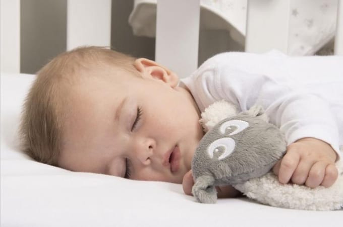 Ewan het Droomschaap Grijs - Snuggly – Knuffel - speenkoort