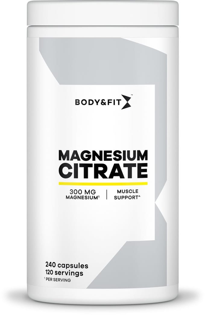 Body & Fit Magnesium Citraat - Magnesium Tabletten - 150mg Magnesium per Tablet - 240 Capsules
