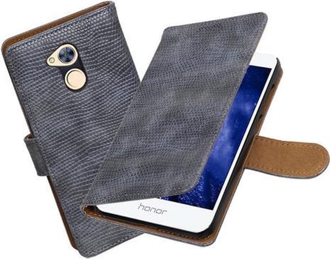 BestCases.nl Huawei Honor 6A Mini Slang booktype hoesje Grijs