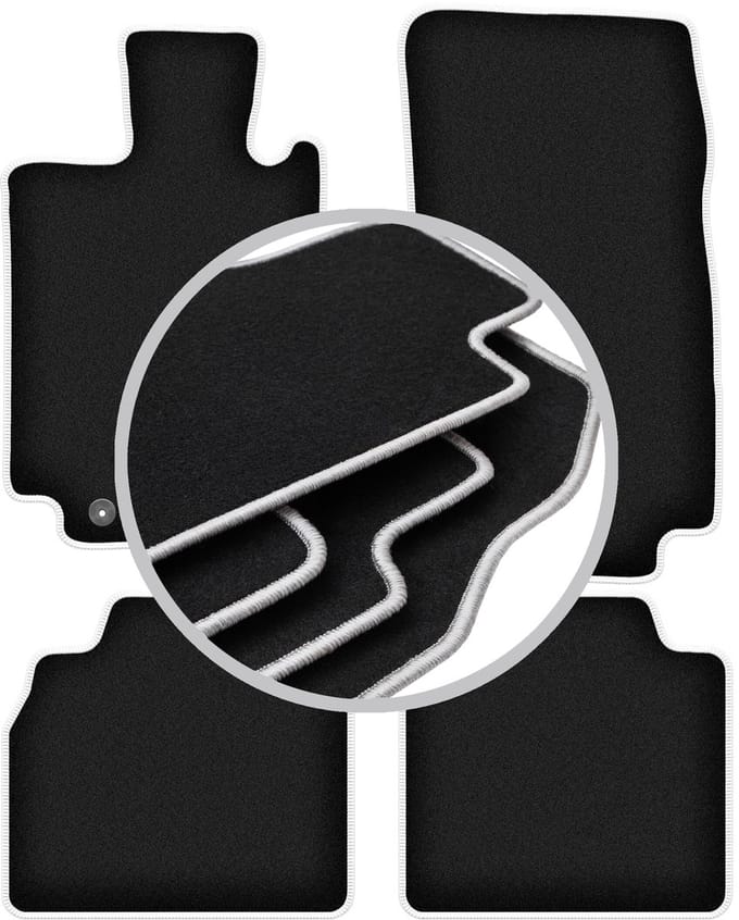 CARLUX-SILVER automatten voor: Mercedes S W220 lang (1998-2005)