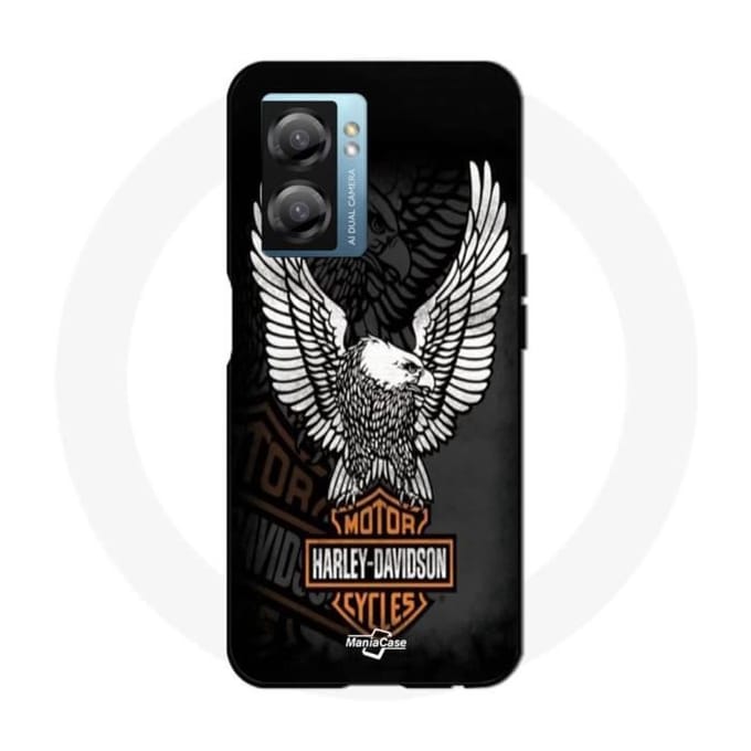Coque Oppo A77 5G harley davidson mini poster logo aigle