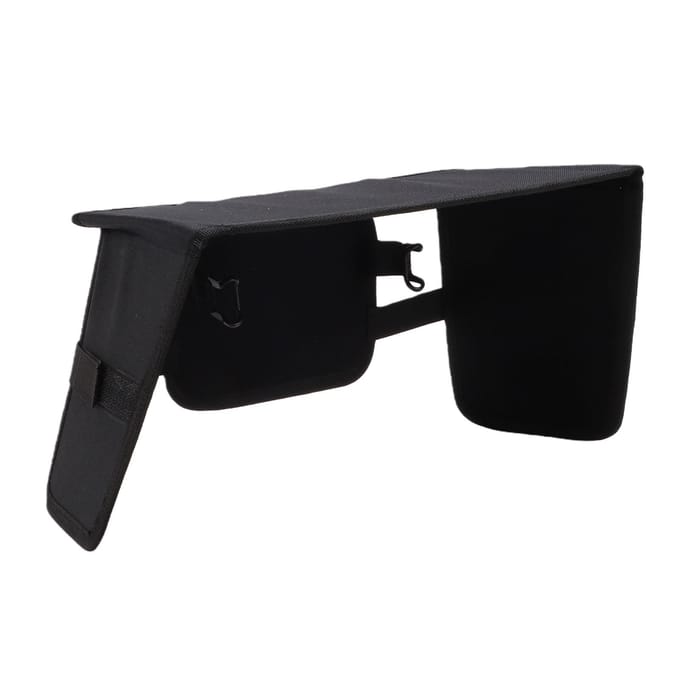 Pare-soleil Multifonctionnel pour Ordinateur Portable     Capuche d'Écran de Confidentialité Pliable pour Ordinateur Portable pour l'Extérieur black