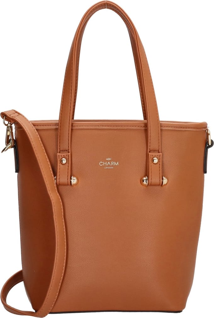 Charm London Oxford Shopper - Cognac