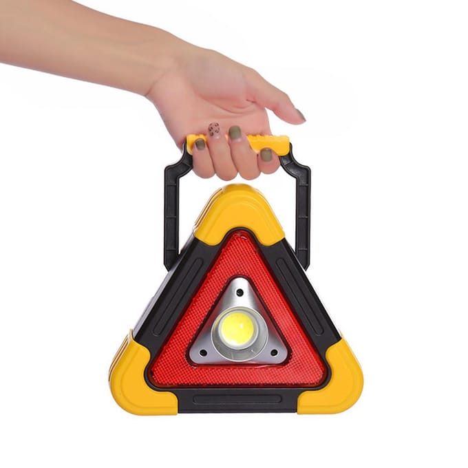 Triangle Emergency Warning Portable 30W 1200LM LED-waarschuwingslampje Superheldere buitenwerklamp rood