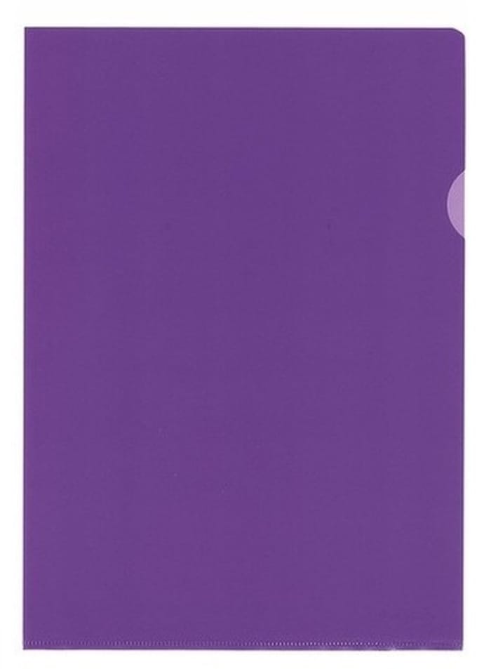 Kangaro Insteekmapjes - 40x stuks - paars - A4 formaat - 21 x 30 cm - antistatisch