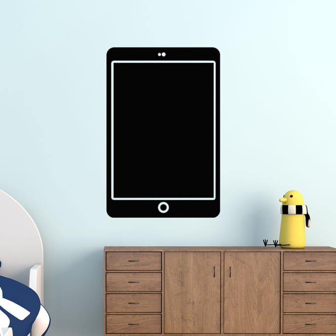 Schoolbordsticker - uitwisbare zelfklevende muurstickers - SMARTPHONE DESIGN - 100x65cm