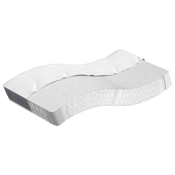 vidaXL - Pocketveringmatras - voor - kinderen - middelhard - 80x160 - cm