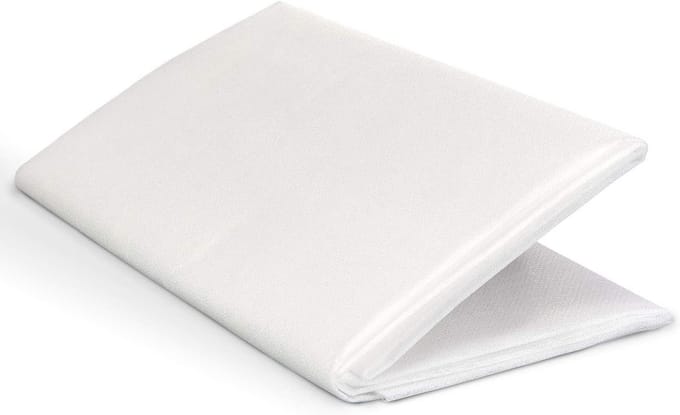 Opstrijkbare Tussenvoering - 40+18 g/m² - Medium - Wit - 90 x 100 cm