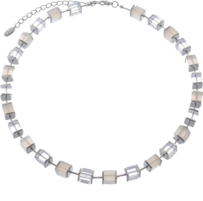 Behave - Korte Blokjes Ketting - Nikkelvrij - Modern & Stijlvol