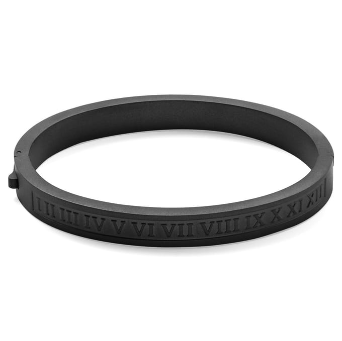 Arie Zwarte Nummerieke Bangle-armband
