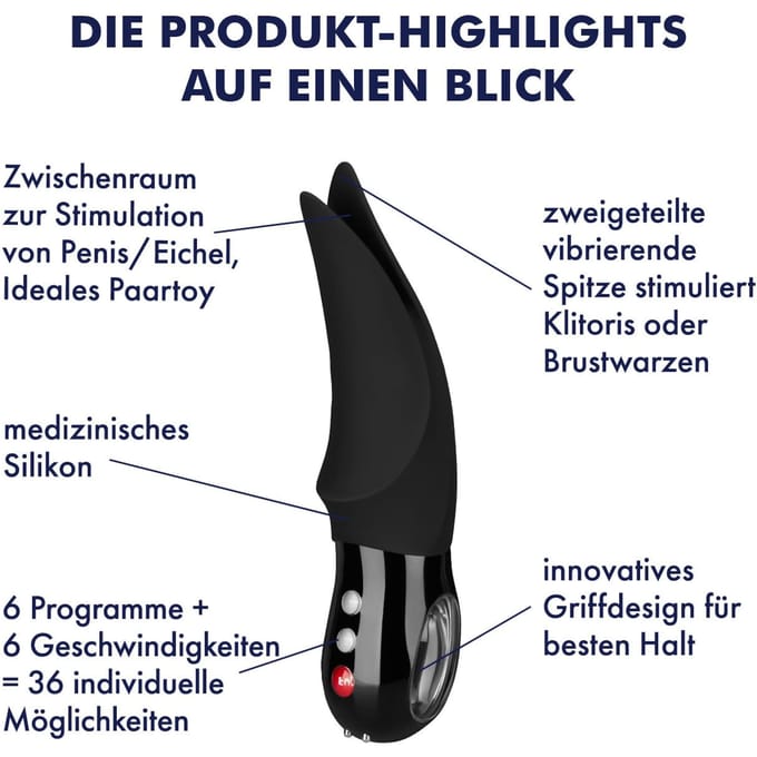 Fun Factory Volta Clitorale Vibrator - Zwart