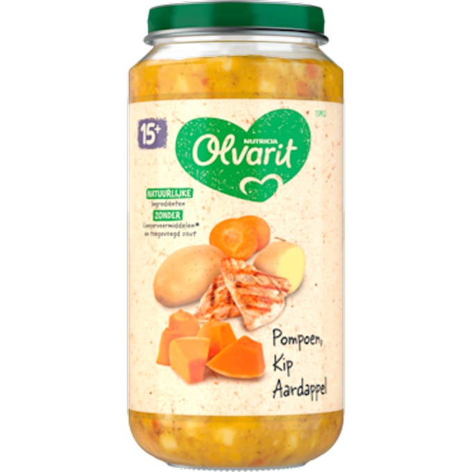15+mnd Pompoen Kip Aardappel