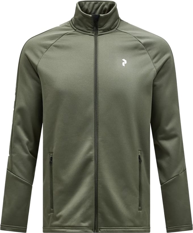 Peak Performance Rider Zip Fleece Vest Heren Donkergroen XL