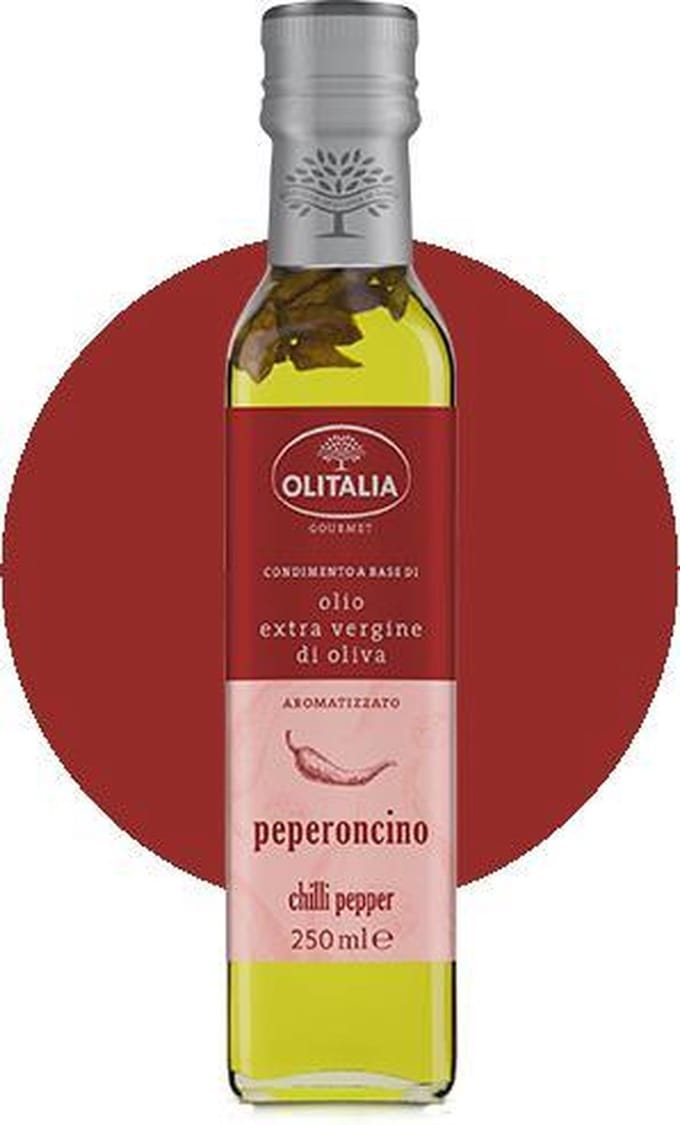 Chilli peper extra vierge olijfolie oilando 250 ml