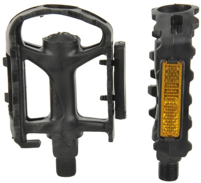 Fietspedalen voor mountainbikes, zwart