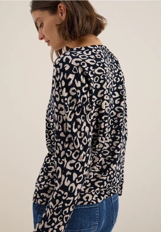 Gemêleerd jacquard shirt