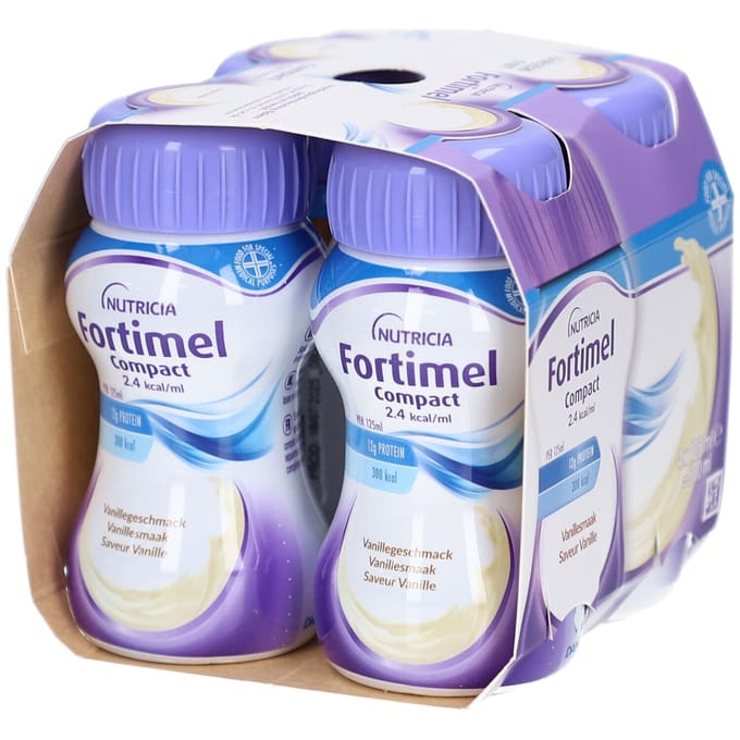 Nutricia Fortimel Compact 2.4kcal Vanille 4x125 Drank