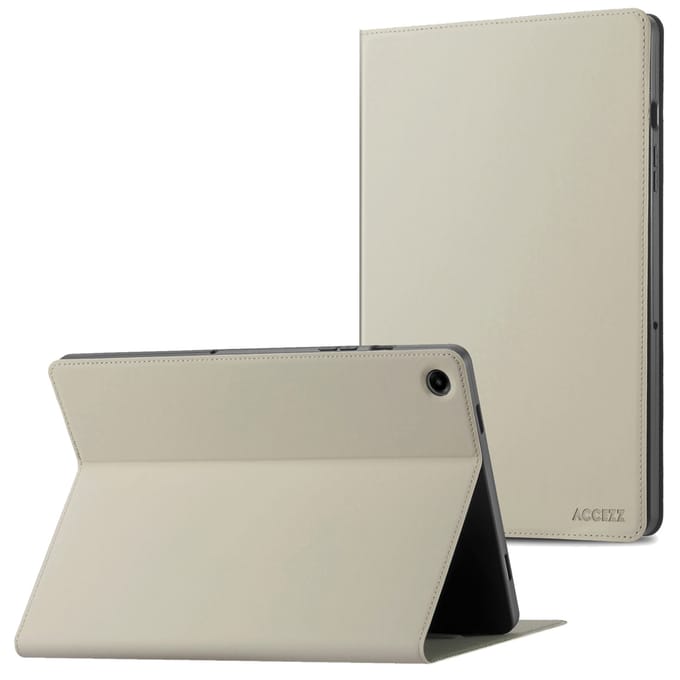 Accezz Tablet Hoes - Geschikt voor Samsung Galaxy Tab A11 - Classic Tablet Case - Grijs