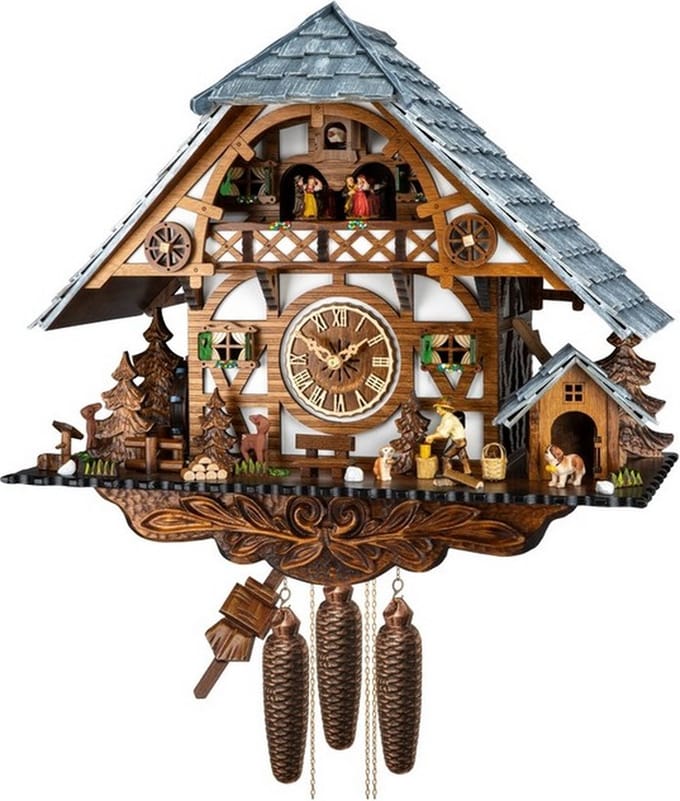Engstler - 3891/8 MT - Koekoeksklok - 1-day chain clockwork