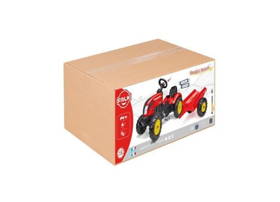 Falk Country Farmer - Jongens - Rood - Traptractor