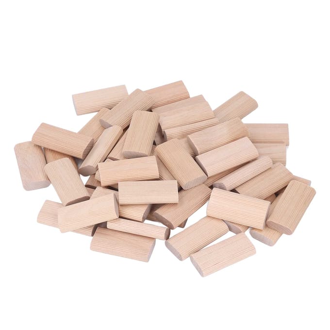 50 STUKS Houten Pen Stopper Beuken Insteek Pen Blok voor Houtbewerking Meubel Verbinding 8x22x40MM