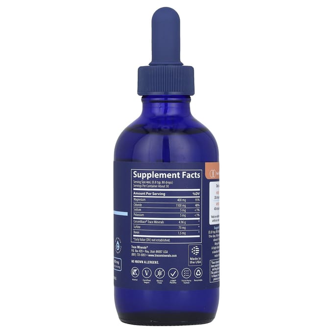 Trace, Mega-Mag, 400 mg, 118 ml(4 fl oz)