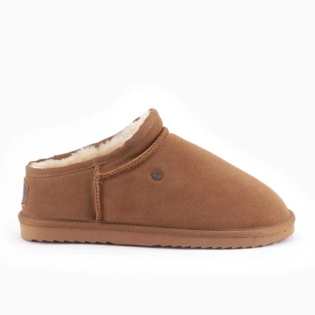 Warmbat Warmbat Conner Pantoffels cognac Suede